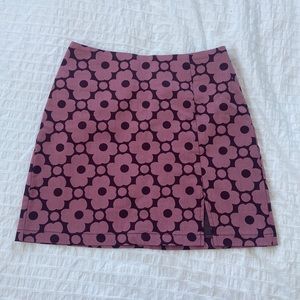 Urban Outfitters floral mini skirt, size XS